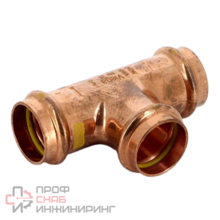 Тройник Profipress G, c SC-Contur, 28 мм, медь, модель 2618