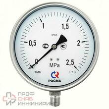 Манометр Росма ТМ-621Р.00 (0-1,6MPa) M20x1,5.1,0.Б