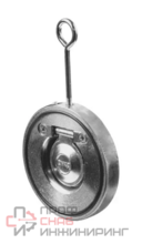 Клапан обратный одностворчатый межфланцевый Ду65 Ру16 д/ст Tecofi