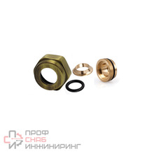 Фитинг для медной трубы SR RUBINETTERIE Ø15 x 24/19 герметичный O-Ring покрытие - бронза