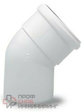 Колено Baxi ф80мм 45гр