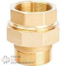 Разъемное соединение Stout американка ВP/НP уплотнение под гайкой по плоскости (з4882)