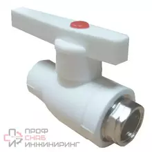 Кран шаровой Frap 25 x 3/4" ВР, латунный