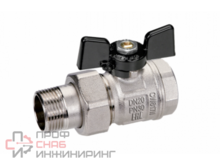 Кран Bugatti с разъемным соединением НВ 1' бабочка NEW JERSEY серия 922 полный проход