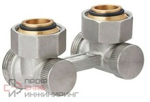 Узел нижнего подключения угловой для двухтрубных систем MVI 3/4"*3/4"