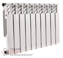 Радиатор алюминиевый МЕТАЛЛСЕРВИС THERMA Q2 500/80 10 секции 1310 Вт