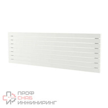 Стальной горизонтальный радиатор отопления Warmmet Flat 60H ширина 750 мм секций 8 цвет белый тип подключения: нижнее правое