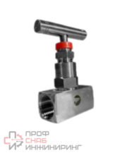 Игольчатый вентиль муфтовый нержавеющий Newkey, AISI304 DN25 (1")  (CF8)  PN400