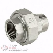 Муфта разъемная GENEBRE 0341 06, DN025 (1")  PN20, корпус - AISI316 (CF8M)  ВР-НР