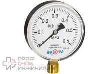 Манометр ЭКОМЕРА радиальный МД02 0-0,6МПа (0-6бар) Дк63 G1/4"