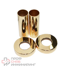 Комплект декоративных трубок SR Rubinetterie 70хD 18-20-1/2" золото