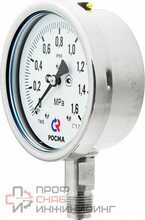 Манометр Росма ТМ-521Р.0 (0-0,4MPa) 1/2.1,0