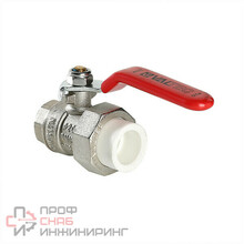 Кран шаровой VALTEC VTP.742.0.02004 латунный с переходом на полипропиленовую трубу