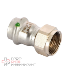 Муфта НГ 22x3/4" с накидной гайкой Sanpress Inox SC-Contur