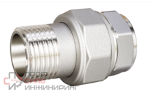 Сгон разъемный американка LD Pride DN20 (3/4") ВР/НР латунь никель