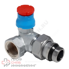 Угловой термостатический клапан 2-плоскостной 1/2" x 1/2" - прав. Giacomini