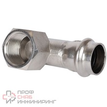 Угольник-переходник Rommer ВПр-ВР 22х3/4 из нержавеющей стали