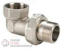 Американка угловая 90° General Fittings 2700 1/2"-1/2" резьба-резьба вн-нар никель