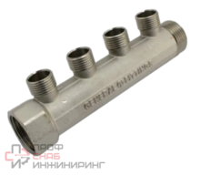 Коллектор General Fittings 1"в.р-н.р. - 4 - 1/2" н.р.