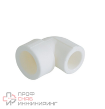 Колено БЕЛОЕ PPR «Valfex» 25х20х90° переходное