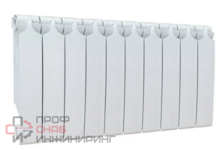 Радиатор отопления Теплоприбор биметалл 350/90 10 секций BR1-350/10