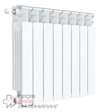 Радиатор биметаллический Rifar Base Ventil 500/8, левое подключение (без H-образного узла)