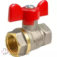 Кран шаровой Valfex лат 11Б27фт1М нк Ду20 Ру40 м/м полн баб