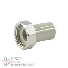 Штуцер PP-R серый комбинированный Дн20х3/4" нак/г VALFEX 10136020Г