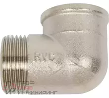 УГОЛЬНИК 1,0" В-Н ник. 90гр. RVC /00834/, шт