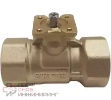 Кран TECHNO двухходовой шаровой латунный 2032B