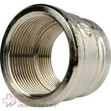 Муфта ВВ переходная никелированная Stout 1 1/2"х1 1/4"