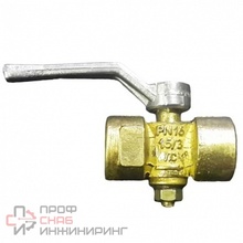 Кран для манометра Ci 1/2 г/г 11Б18бк 15 с ручкой