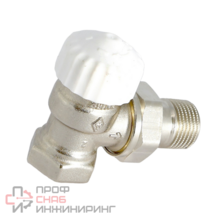 Вентиль термостатический Uni-fitt НВ 1/2" с разъёмным соединением, никелированный