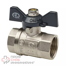 Кран шаровой AQUALINK 3/4 бабочка резьба внутренняя – внутренняя