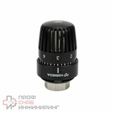 Термостатическая головка, Varmega серия VM110, жидкостная, черная