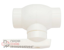 Кран VALTEC полипропиленовый шаровой с латунной обоймой VTP.744.0.025