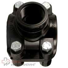Врезка Valfex 40-3/4"-40, обжим-резьба, вн., PP-R, для ПНД труб