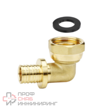 Угол VARMEGA Slide-fit латунный с накидной гайкой 16 x 1/2"