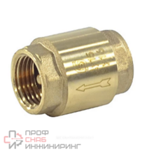 Клапан обратный латунь осевой диск SantechSystems Ду20 Ру16