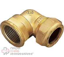 Уголок обжимной Tiemme 18 х 1/2' с внутренней резьбой для медных труб