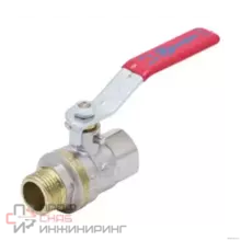 Кран шаровой Aquasfera латунь 1003 Euro нк Ду25 Ру25 м/р полн рыч 1003-03