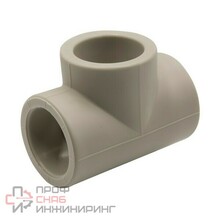 Тройник РосТурПласт PP-R серый переходной Дн50х25х50