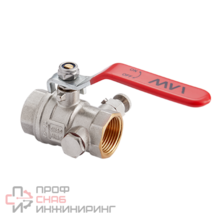 Кран шаровой MVI Premium с дренажом и воздухоотводчиком ВВ 1 1/4" PN25