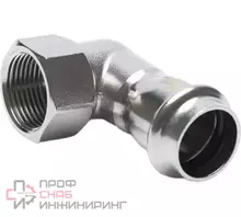 Адаптер угловой ВПр-ВР 90°, 35хG1, из нержавеющей стали SUS 304