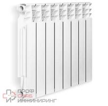 Радиатор биметаллический Stout STYLE 500 10 секций 1700 Вт