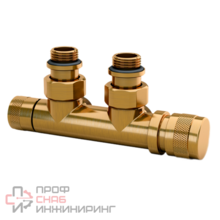 Узел нижнего подключения SR Rubinetterie Tondera угловой 1/2"х3/4"Е бронза правый