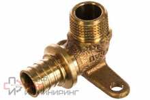 Угольник настенный, Н, 20, 3/4", бронза (RX) Rehau