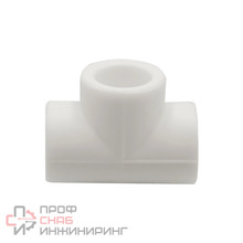 Тройник 63 EVER® plast белый