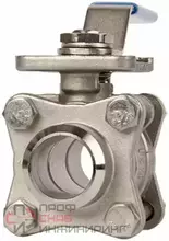 Кран шаровой полнопроходной GENEBRE 2026 05 DN020 PN63, CF8M / CF8M / PTFE+15% GF, СВ/СВ, рукоятка-рычаг, кв.11мм