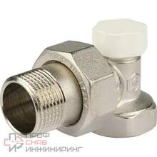 Вентиль запорный угловой 3/4" STOUT
